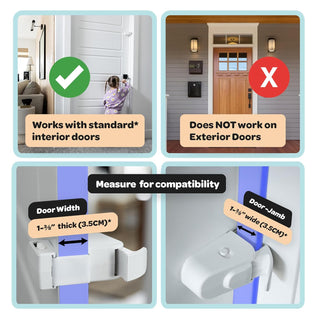 HuggLock™ Snap-On Door Lock