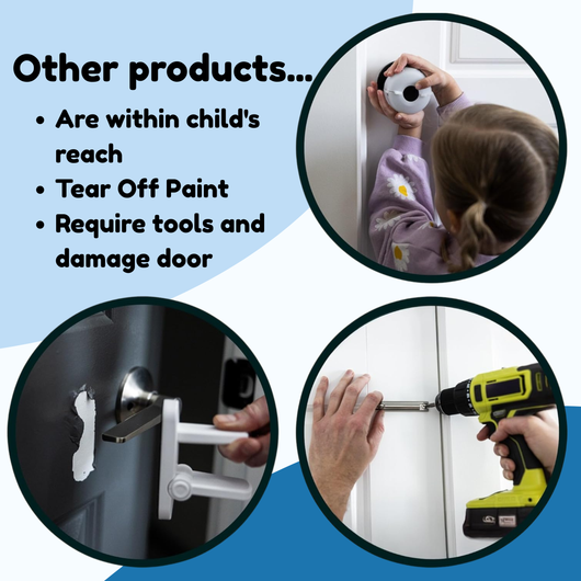 HuggLock™ Snap-On Door Lock