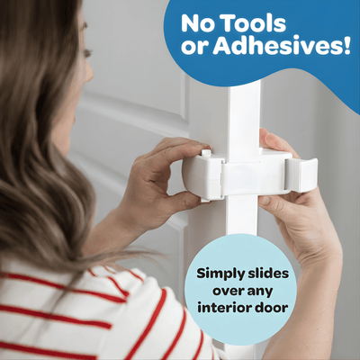 HuggLock™ Snap-On Door Lock